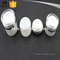 15ml 30ml 50ml vide forme ronde presse type acrylique pot pour cosmétique avec bouchon transparent